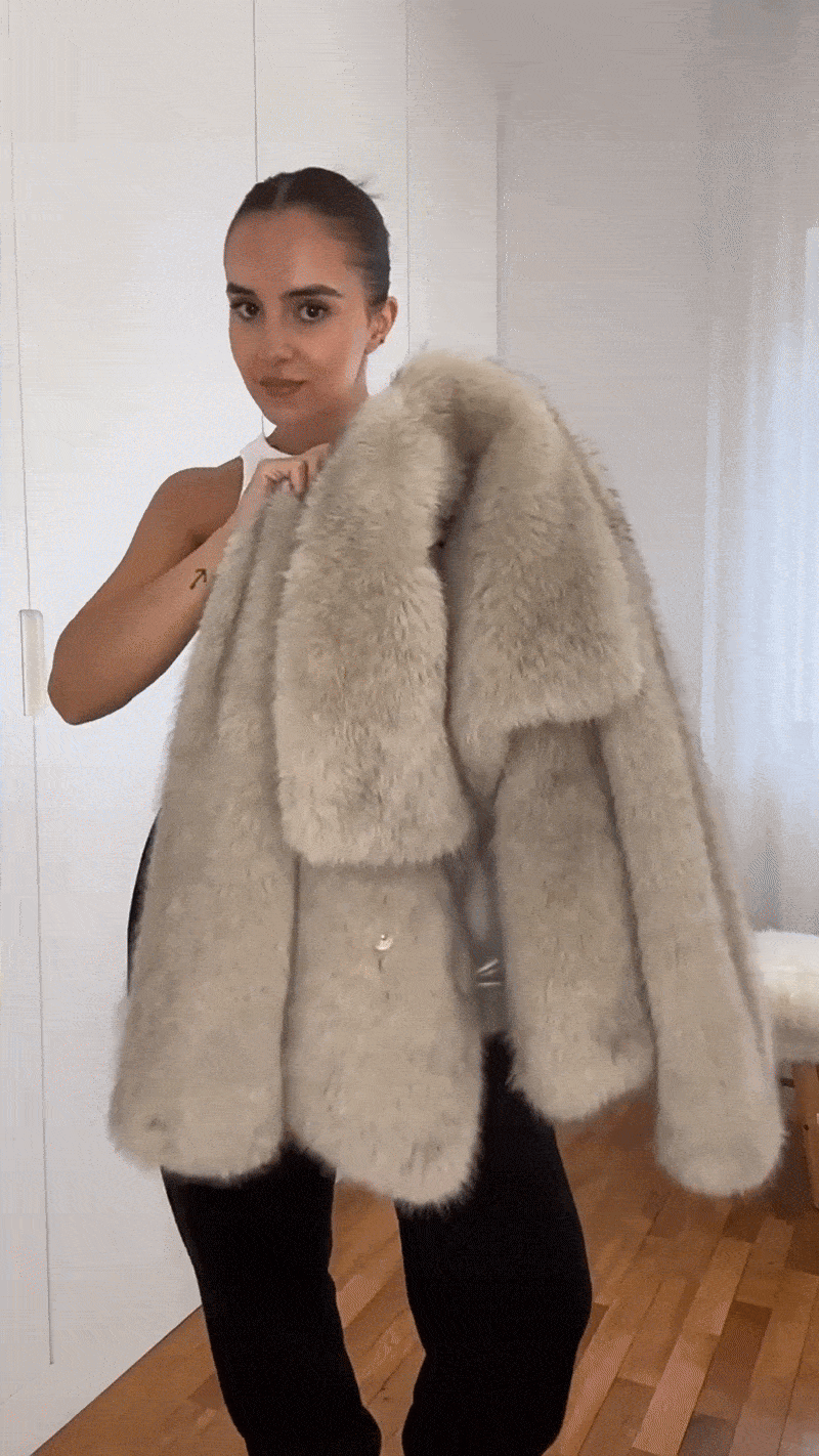 Faux Fur Coat Dames
