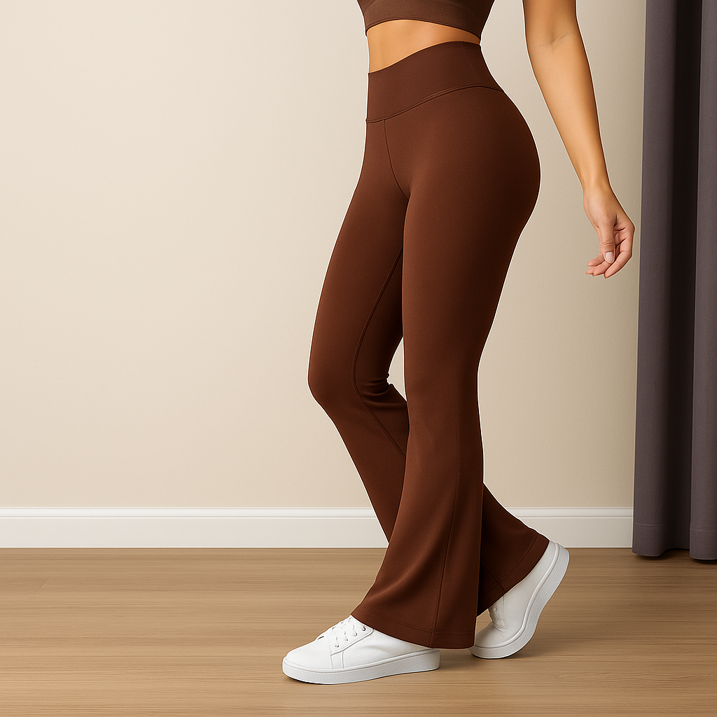 Sculpt & Flow Flared Leggings – Comfort, Shape & Style