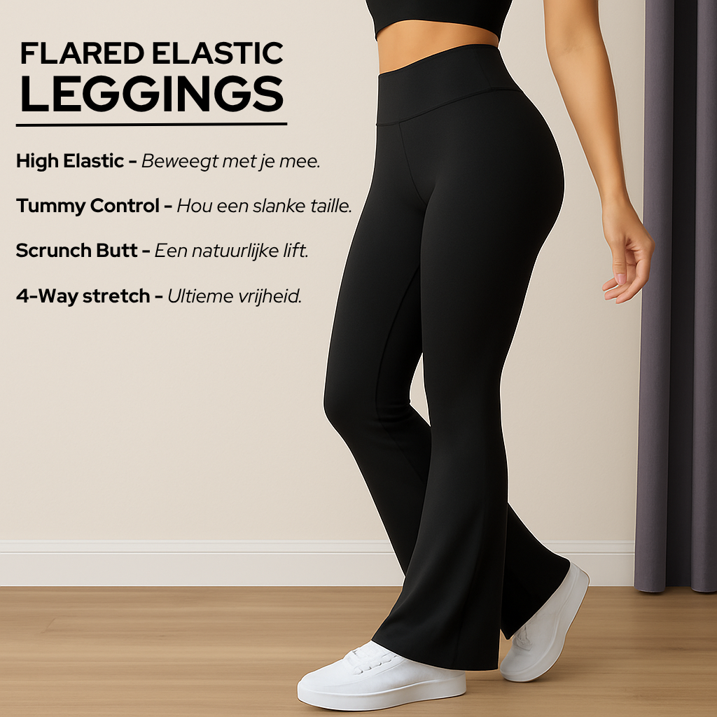 Sculpt & Flow Flared Leggings – Comfort, Shape & Style