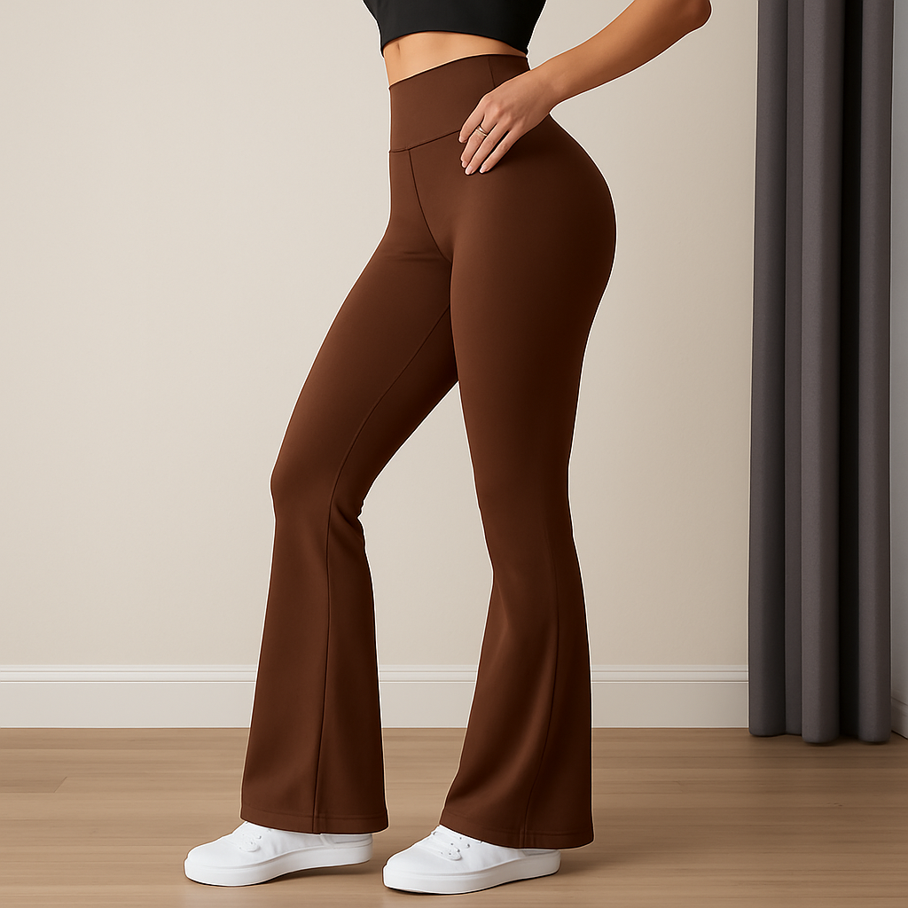 Sculpt & Flow Flared Leggings – Comfort, Shape & Style