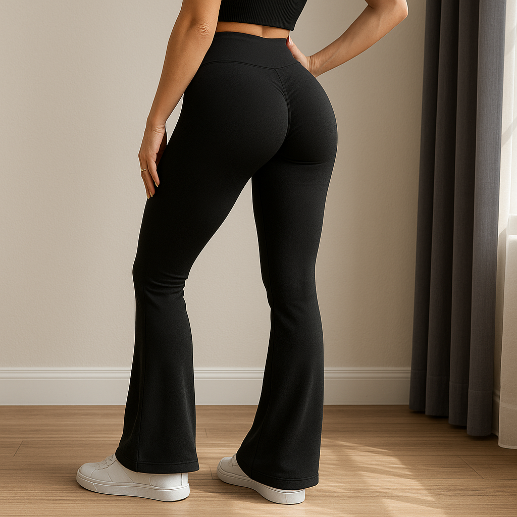 Sculpt & Flow Flared Leggings – Comfort, Shape & Style