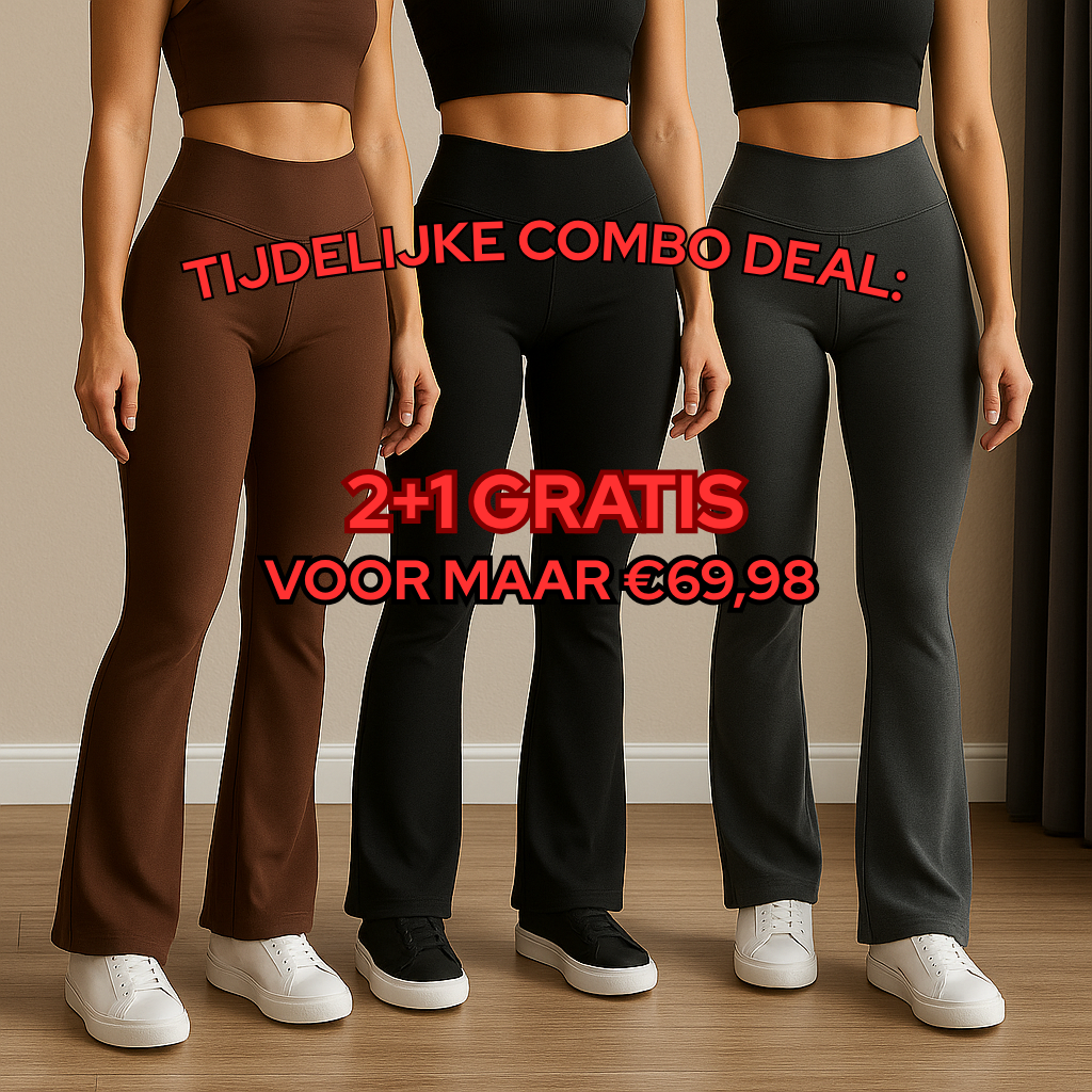 Sculpt & Flow Flared Leggings – Comfort, Shape & Style