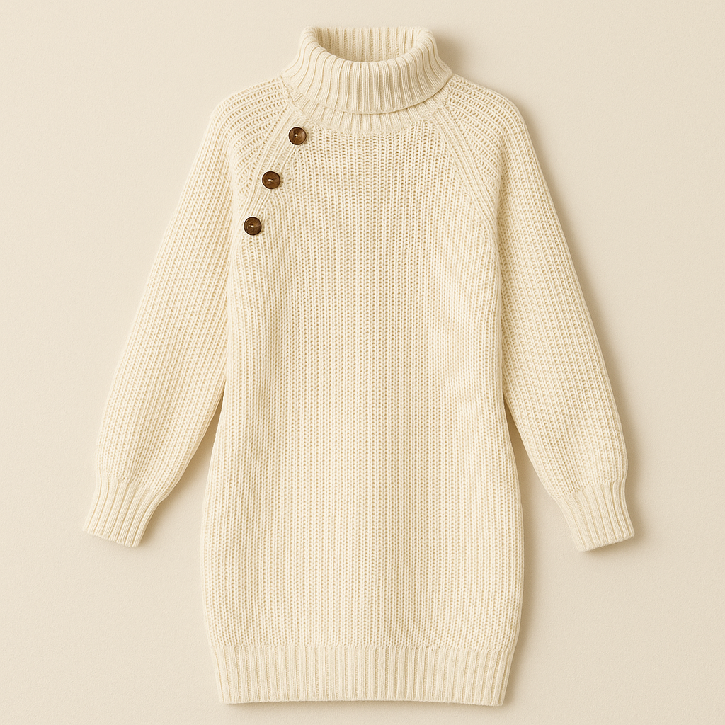 Sweater Dress Dames Zonder Riem – Comfortabel, Tijdloos & Stijlvol