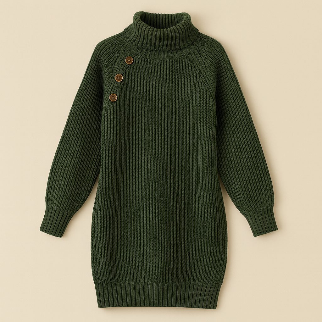 Sweater Dress Dames Zonder Riem – Comfortabel, Tijdloos & Stijlvol